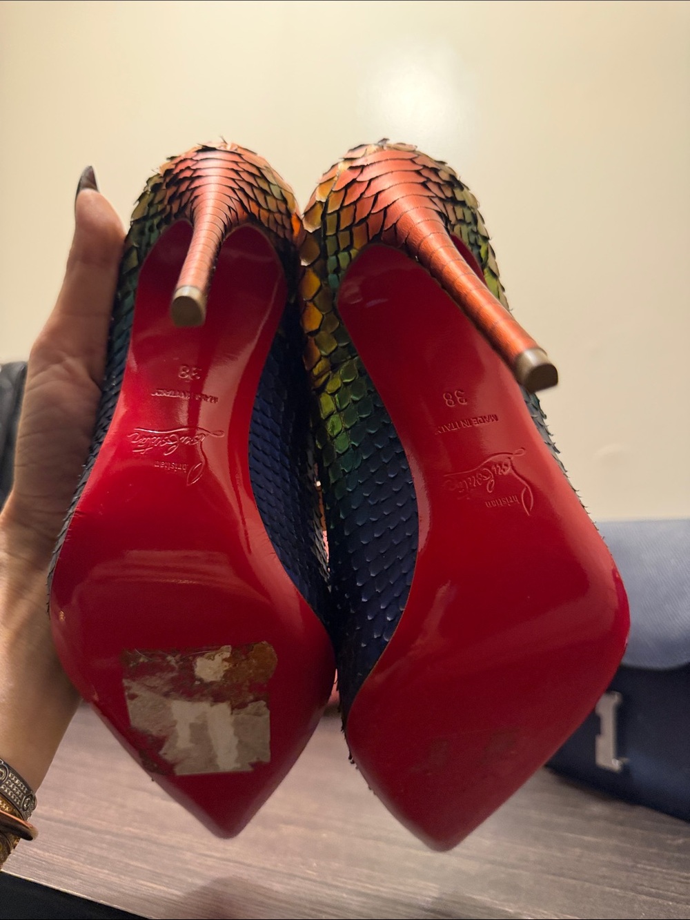 Louboutin Rainbow 🌈 Python So Kate - Picture 10 of 11